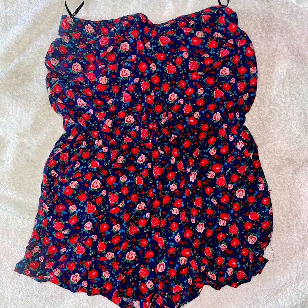 Floral Romper tube top